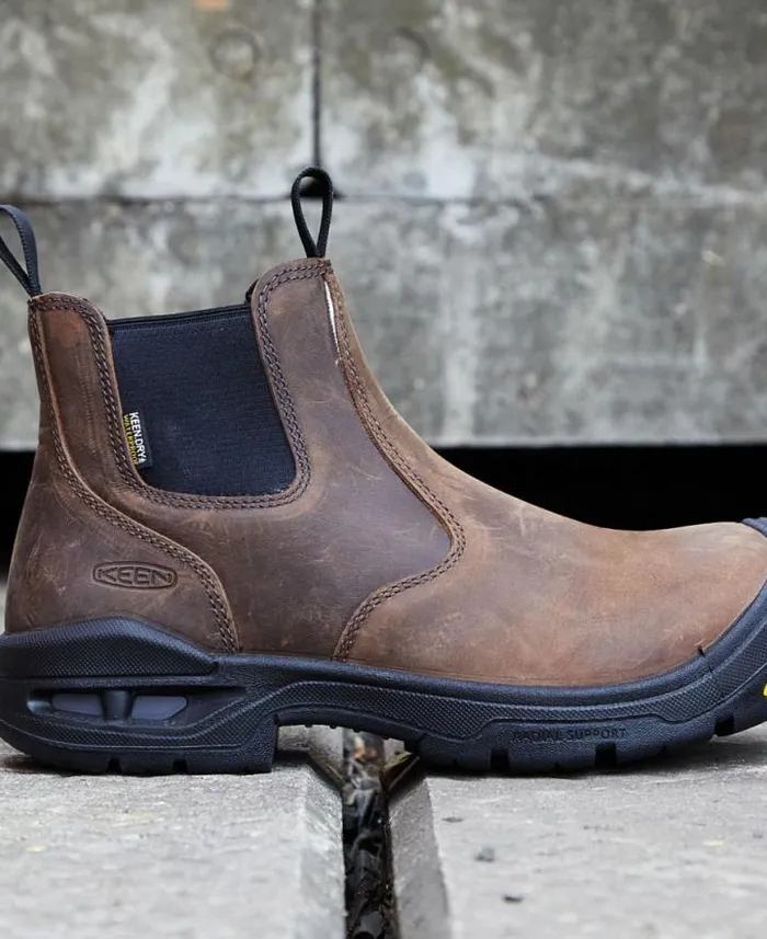 PullOn Waterproof Work Boots 8211 Juneau Romeo Men KEEN SlipOns PullOn Waterproof Work Boots 8211 Juneau Romeo Men KEEN SlipOns