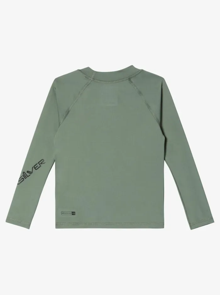 Quiksilver 27 All Time Ls Boy LSL Surf Tee Laurel Wreath Boys Rashguards Quiksilver 27 All Time Ls Boy LSL Surf Tee Laurel Wreath Boys Rashguards