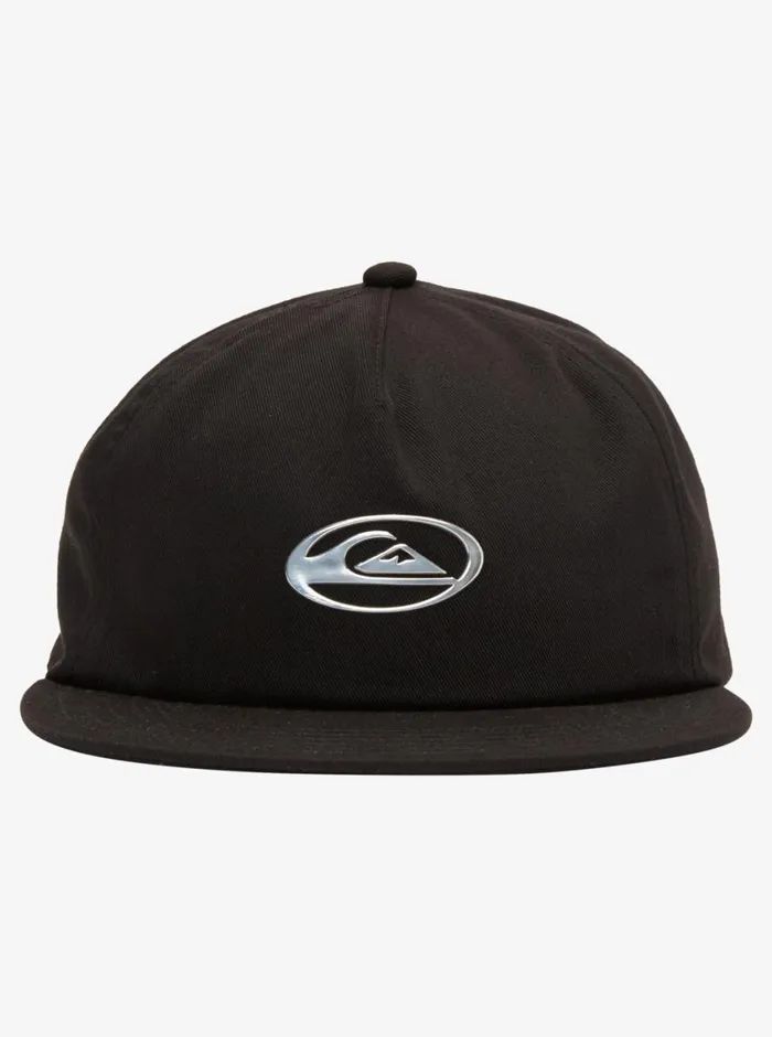 Quiksilver 816 Saturn Cap Snapback Hat Black Boys Hats Quiksilver 816 Saturn Cap Snapback Hat Black Boys Hats