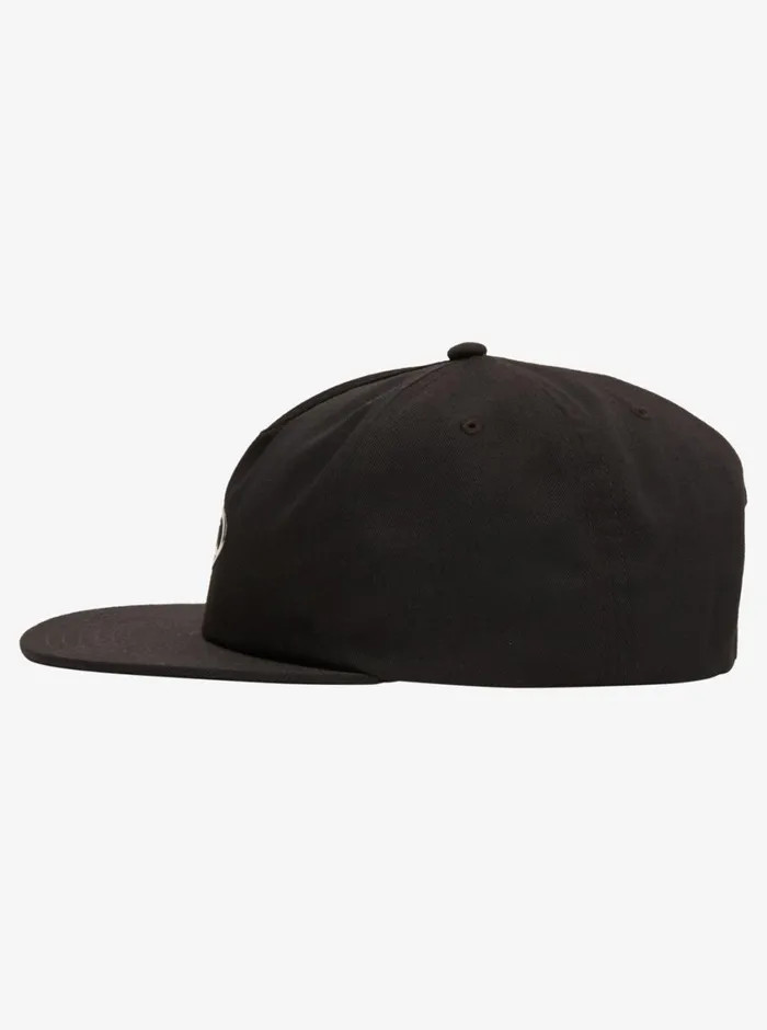 Quiksilver 816 Saturn Cap Snapback Hat Black Boys Hats Quiksilver 816 Saturn Cap Snapback Hat Black Boys Hats