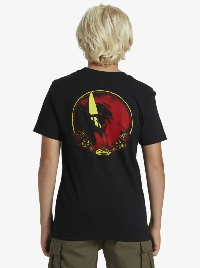 Quiksilver 816 Tc Snap TShirt Black Boys Tees Quiksilver 816 Tc Snap TShirt Black Boys Tees