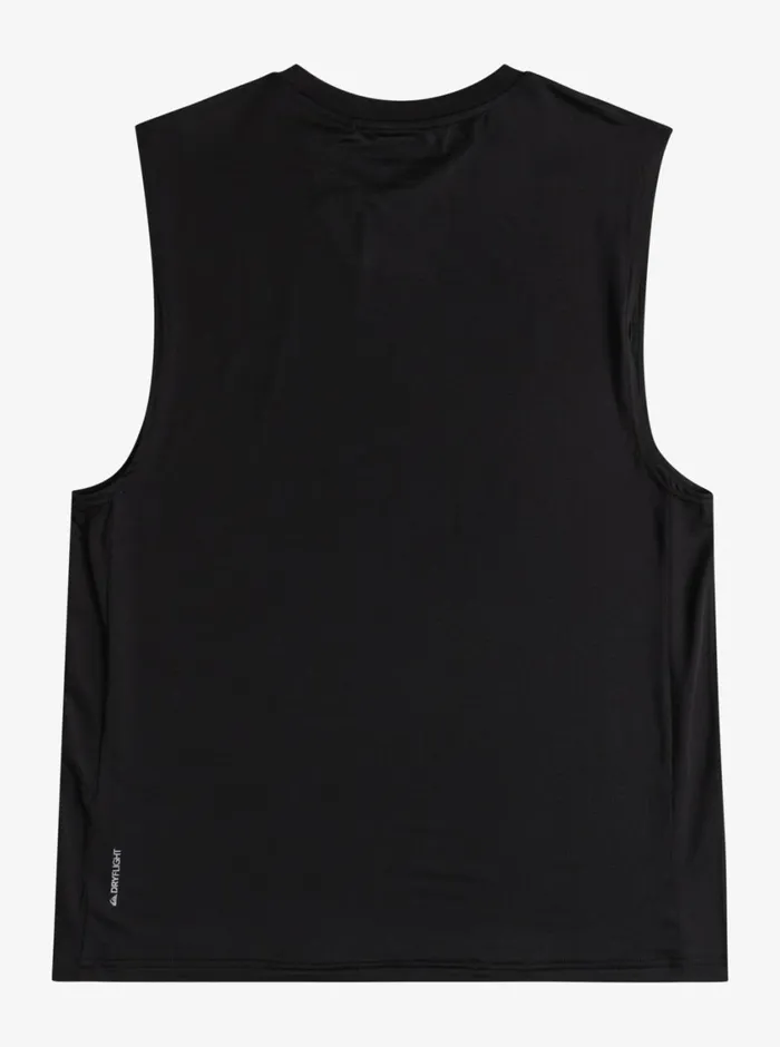 Quiksilver Lap Time Muscle Knit True Black Mens Tees Quiksilver Lap Time Muscle Knit True Black Mens Tees