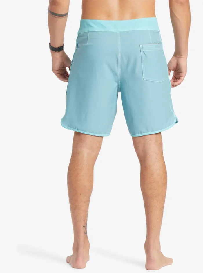 Quiksilver Original Scallop 18034 Boardshorts Reef Waters Mens Shorts and Amphibians Quiksilver Original Scallop 18034 Boardshorts Reef Waters Mens Shorts and Amphibians