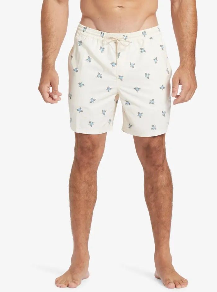Quiksilver Small Pedals 17034 Volleys Antique White Small Pedals V MensWaterman Elastic Waist Quiksilver Small Pedals 17034 Volleys Antique White Small Pedals V MensWaterman Elastic Waist
