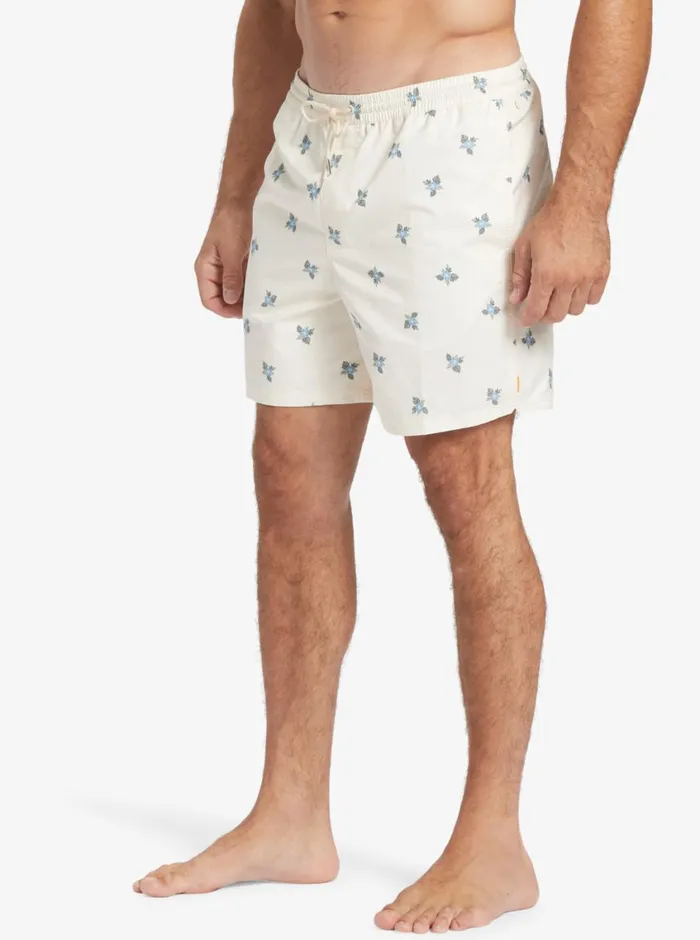 Quiksilver Small Pedals 17034 Volleys Antique White Small Pedals V MensWaterman Elastic Waist Quiksilver Small Pedals 17034 Volleys Antique White Small Pedals V MensWaterman Elastic Waist
