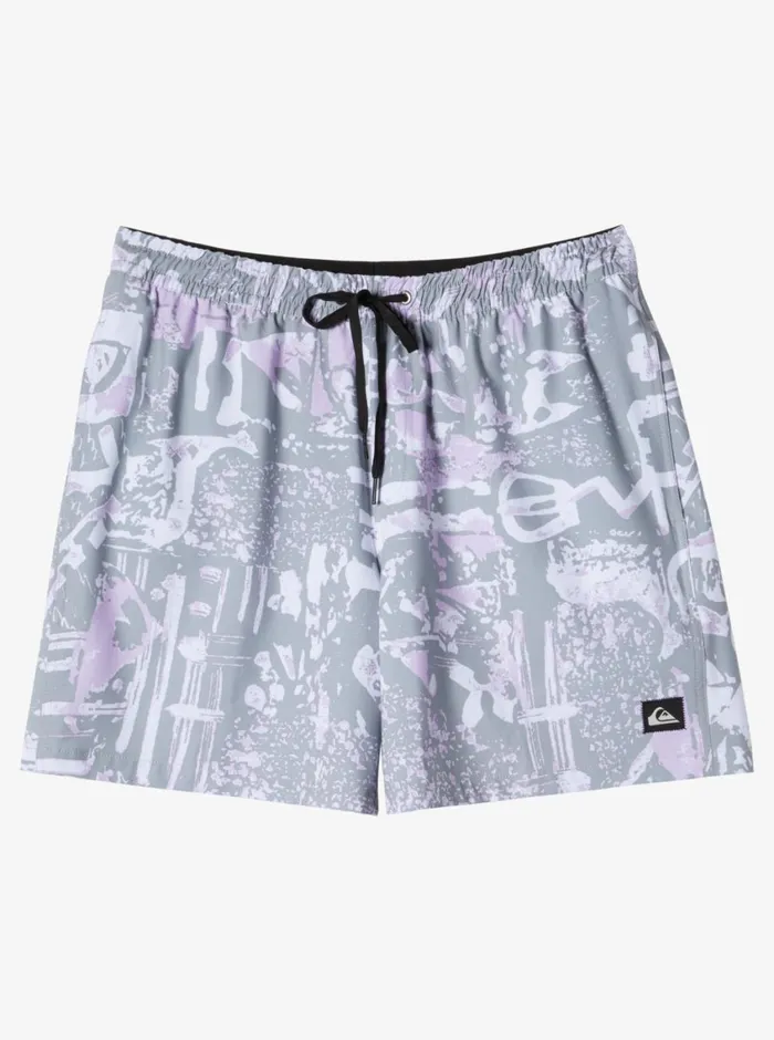 Quiksilver Surfsilk Mix 17034 Volleys Iron Gate Mens Elastic Waist