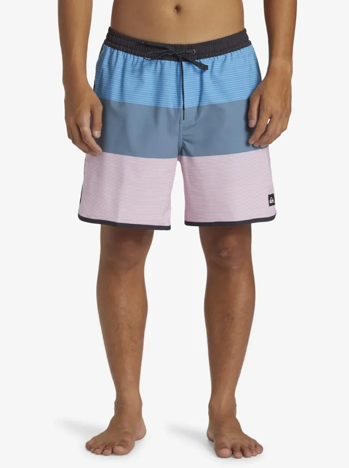 Quiksilver Surfsilk Tijuana Volley 17034 Elastic Waist Shorts Prism Pink Mens Elastic Waist Quiksilver Surfsilk Tijuana Volley 17034 Elastic Waist Shorts Prism Pink Mens Elastic Waist