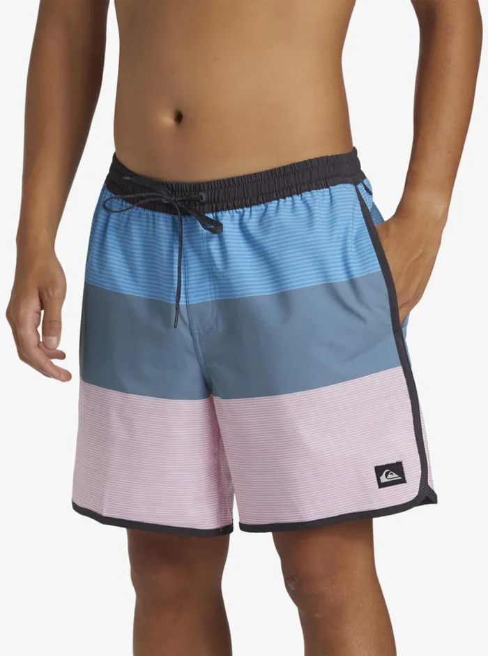 Quiksilver Surfsilk Tijuana Volley 17034 Elastic Waist Shorts Prism Pink Mens Elastic Waist Quiksilver Surfsilk Tijuana Volley 17034 Elastic Waist Shorts Prism Pink Mens Elastic Waist