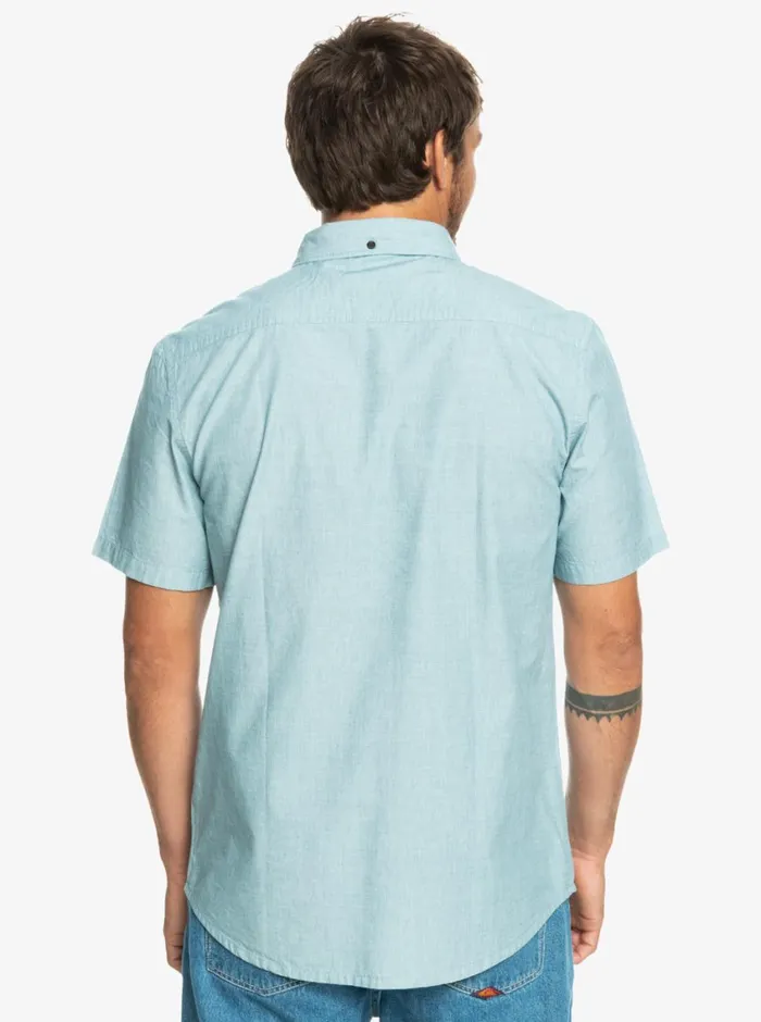 Quiksilver Winfall Short Sleeve Shirt Moroccan Blue Mens Shirts and Polos Quiksilver Winfall Short Sleeve Shirt Moroccan Blue Mens Shirts and Polos