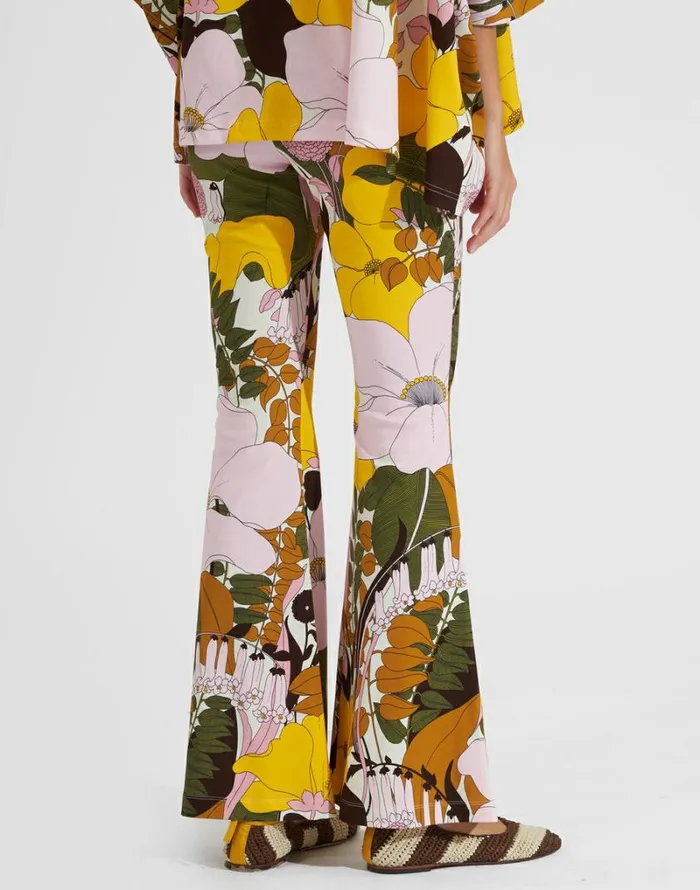 Ready To Wear Loungewear La Double J Meditation Pants Big Flower Rose Ready To Wear Loungewear La Double J Meditation Pants Big Flower Rose