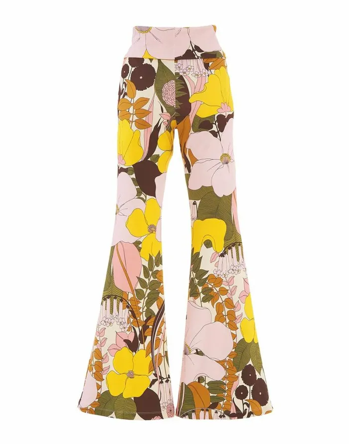 Ready To Wear Loungewear La Double J Meditation Pants Big Flower Rose Ready To Wear Loungewear La Double J Meditation Pants Big Flower Rose