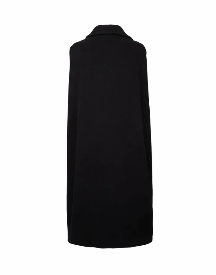 Ready To Wear Outerwear La Double J Milano Cape Black Ready To Wear Outerwear La Double J Milano Cape Black