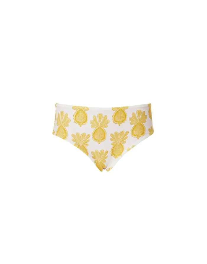 Ready To Wear Swimwear La Double J Boy Brief Pineapple Sunflower White Ready To Wear Swimwear La Double J Boy Brief Pineapple Sunflower White