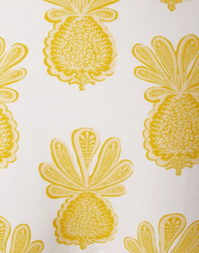 Ready To Wear Swimwear La Double J Boy Brief Pineapple Sunflower White Ready To Wear Swimwear La Double J Boy Brief Pineapple Sunflower White