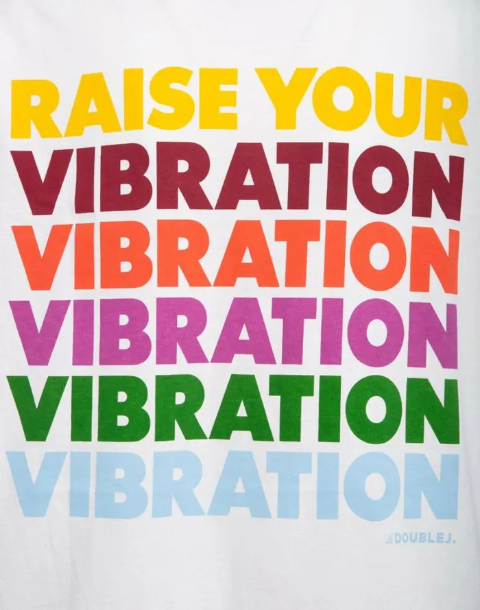 Ready To Wear TShirts and Sweatshirts La Double J Raise Your Vibration TShirt Solid Print Ready To Wear TShirts and Sweatshirts La Double J Raise Your Vibration TShirt Solid Print