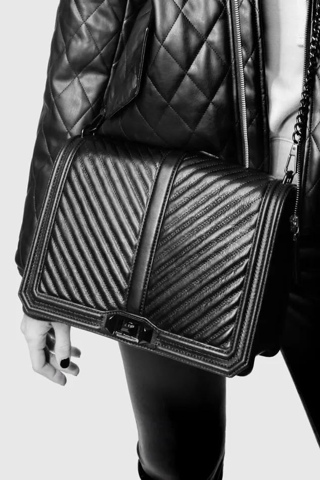 Rebecca Minkoff Crossbody Bags Chevron Quilted Jumbo Love Crossbody Blackblack Shellac 8211 Handbags