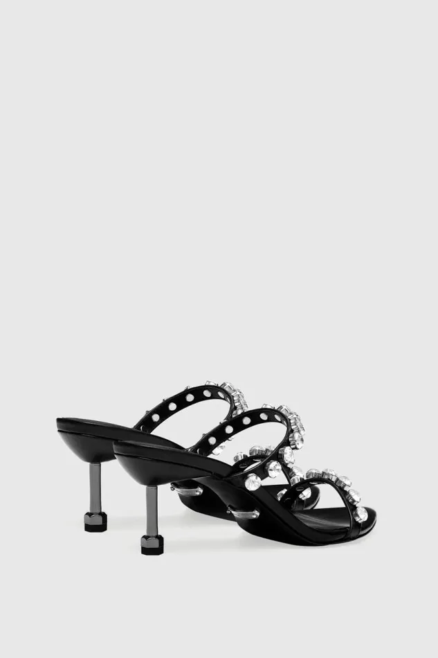 Rebecca Minkoff Shoes Juliana Crystal Mule Black 8211 Shoes