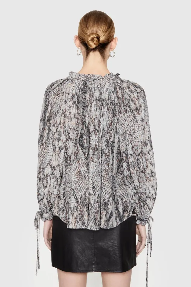 Rebecca Minkoff Tops Rosalie Printed Blouse Python Print 8211 Clothing Rebecca Minkoff Tops Rosalie Printed Blouse Python Print 8211 Clothing