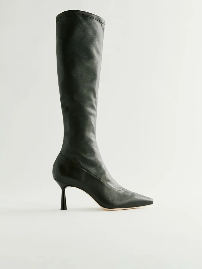 Reformation Boots Sinead Knee Boot Black Leather 8211 Women Reformation Boots Sinead Knee Boot Black Leather 8211 Women