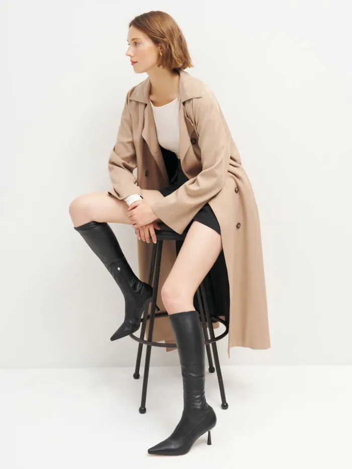 Reformation Boots Sinead Knee Boot Black Leather 8211 Women Reformation Boots Sinead Knee Boot Black Leather 8211 Women