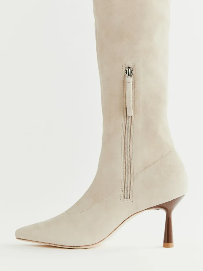 Reformation Boots Sinead Knee Boot Fawn Stretch Suede 8211 Women Reformation Boots Sinead Knee Boot Fawn Stretch Suede 8211 Women