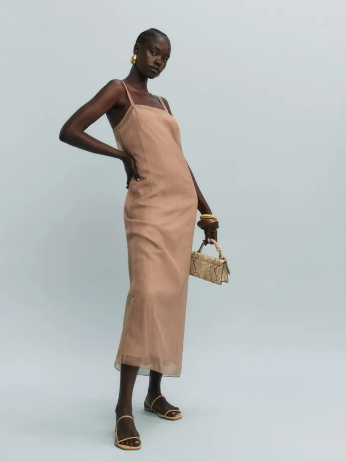 Reformation Dresses Brenta Dress Camel 8211 Women Reformation Dresses Brenta Dress Camel 8211 Women
