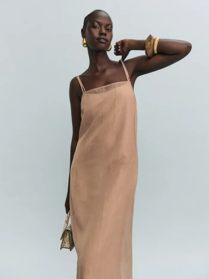 Reformation Dresses Brenta Dress Camel 8211 Women Reformation Dresses Brenta Dress Camel 8211 Women