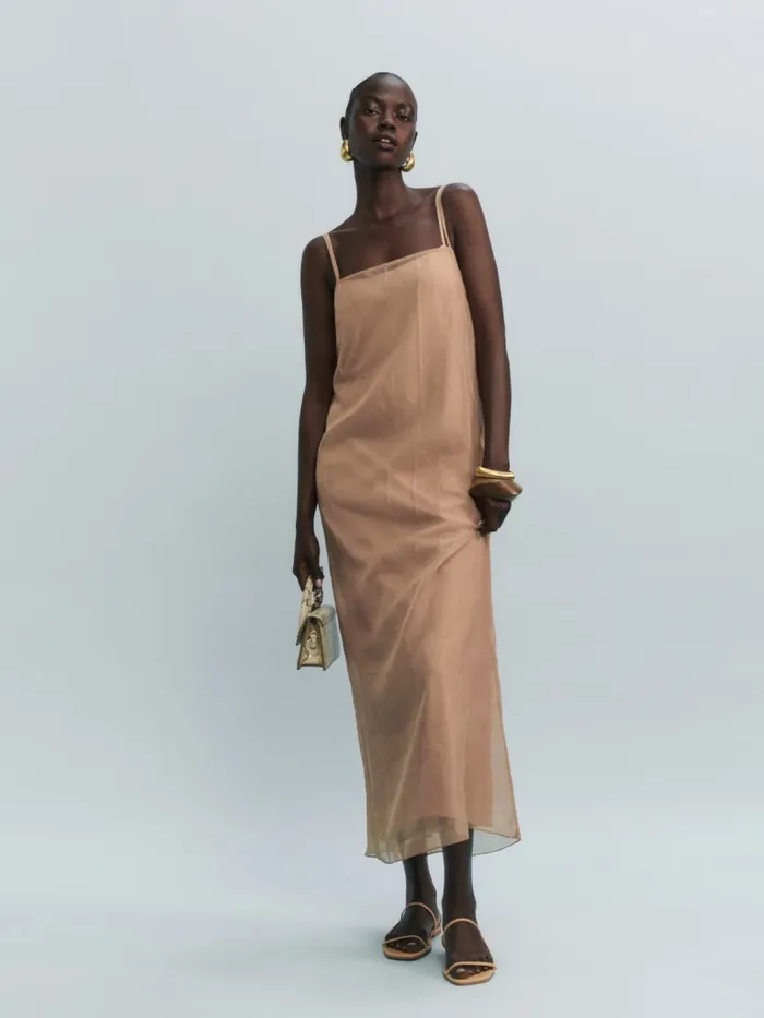 Reformation Dresses Brenta Dress Camel 8211 Women Reformation Dresses Brenta Dress Camel 8211 Women