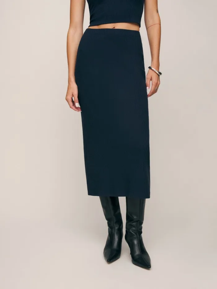 Reformation Dresses Hays Knit Two Piece Navy 8211 Women Reformation Dresses Hays Knit Two Piece Navy 8211 Women