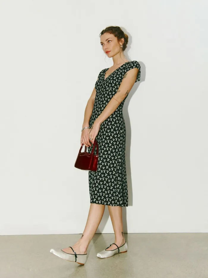 Reformation Dresses Iva Dress Bowtie 8211 Women Reformation Dresses Iva Dress Bowtie 8211 Women