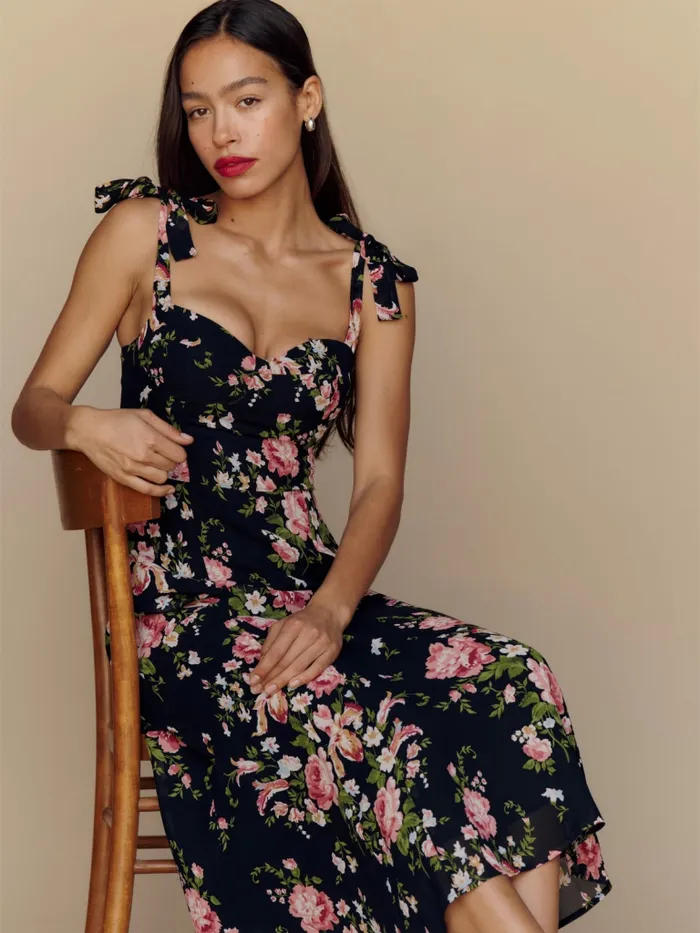 Reformation Dresses Petites Nadira Dress Malia 8211 Women Reformation Dresses Petites Nadira Dress Malia 8211 Women