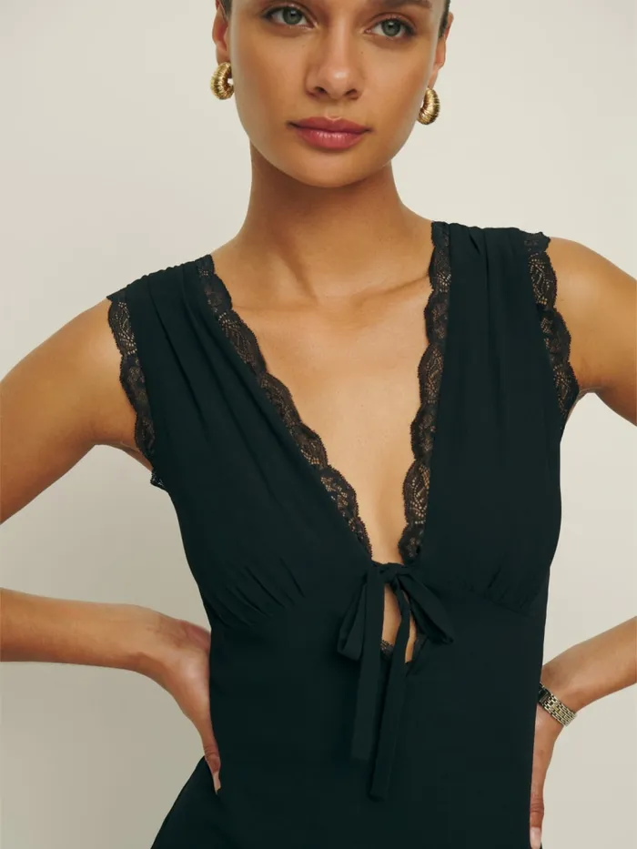 Reformation Dresses Sharla Dress Black 8211 Women Reformation Dresses Sharla Dress Black 8211 Women