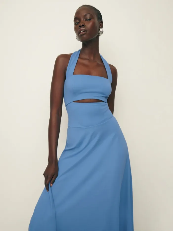 Reformation Dresses Sonali Knit Dress Sky 8211 Women Reformation Dresses Sonali Knit Dress Sky 8211 Women