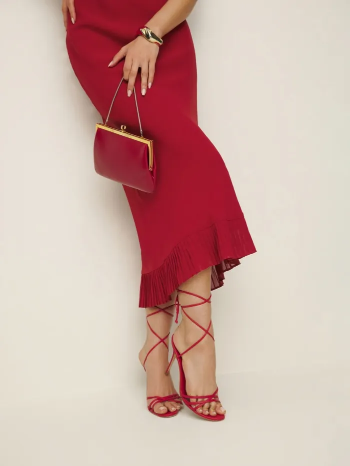 Reformation Dresses Suki Dress Sangre 8211 Women Reformation Dresses Suki Dress Sangre 8211 Women