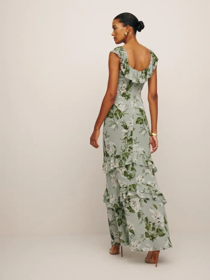 Reformation Dresses Tripoli Dress Tea Garden 8211 Women Reformation Dresses Tripoli Dress Tea Garden 8211 Women
