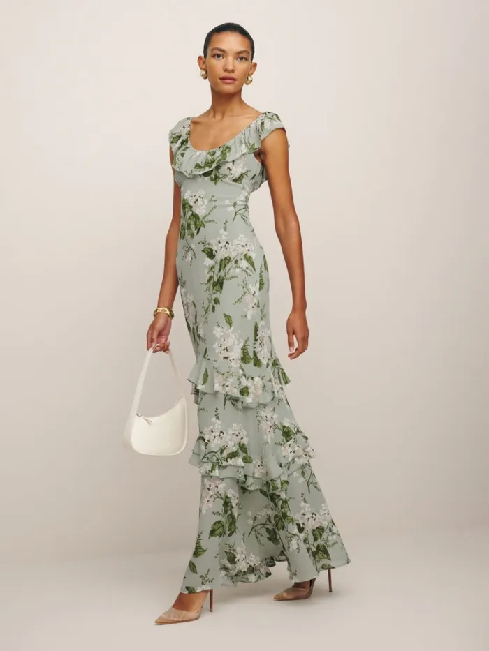 Reformation Dresses Tripoli Dress Tea Garden 8211 Women Reformation Dresses Tripoli Dress Tea Garden 8211 Women