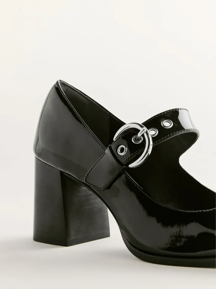 Reformation Heels Naima Mary Jane Heel Black Patent 8211 Women Reformation Heels Naima Mary Jane Heel Black Patent 8211 Women