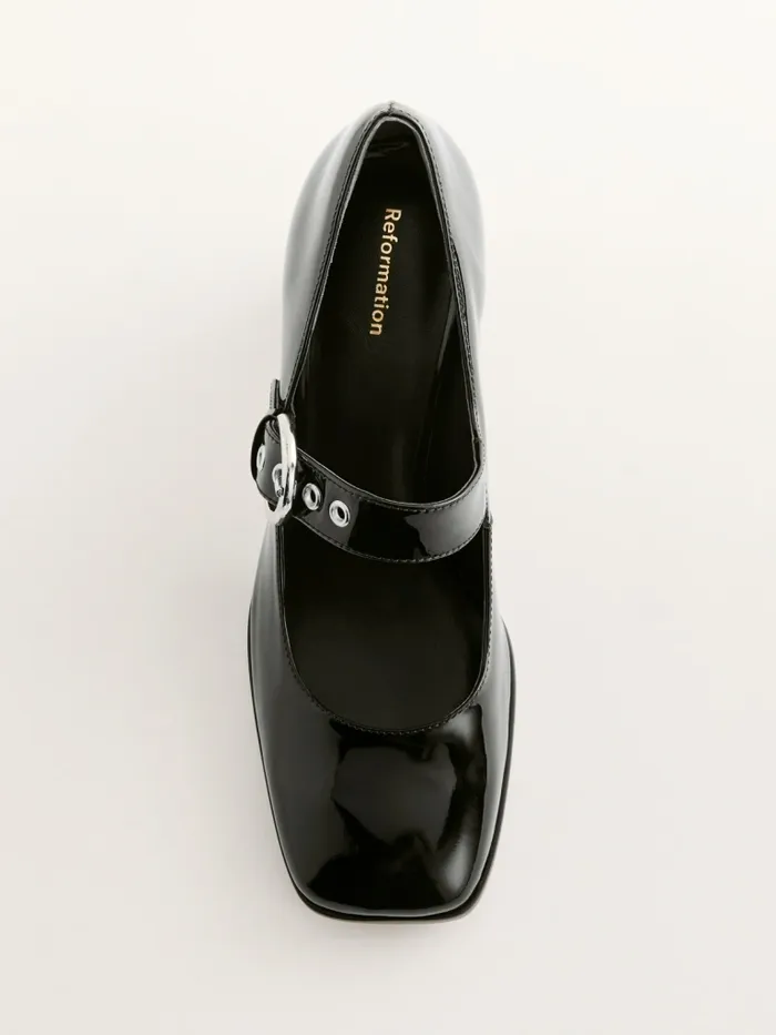 Reformation Heels Naima Mary Jane Heel Black Patent 8211 Women Reformation Heels Naima Mary Jane Heel Black Patent 8211 Women