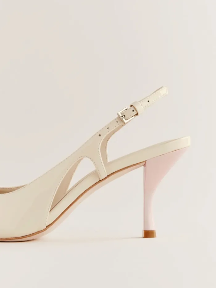 Reformation Heels Noreen Slingback Pump Almond Alabaster 8211 Women Reformation Heels Noreen Slingback Pump Almond Alabaster 8211 Women