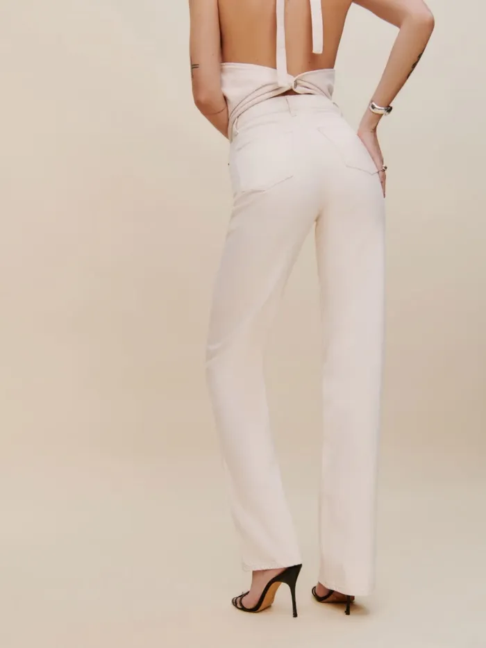 Reformation Jeans Wilder High Rise Wide Leg Jeans Fior Di Latte 8211 Women Reformation Jeans Wilder High Rise Wide Leg Jeans Fior Di Latte 8211 Women