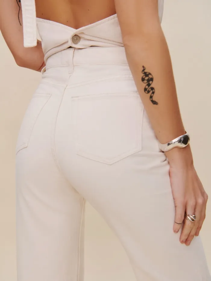 Reformation Jeans Wilder High Rise Wide Leg Jeans Fior Di Latte 8211 Women Reformation Jeans Wilder High Rise Wide Leg Jeans Fior Di Latte 8211 Women