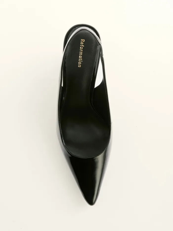 Reformation Occasion Shoes Westlyn Closed Toe Wedge Black Patent 8211 Women Reformation Occasion Shoes Westlyn Closed Toe Wedge Black Patent 8211 Women