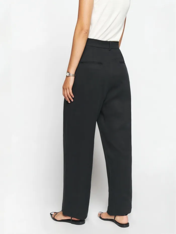Reformation Pants Mason Cropped Pant Black 8211 Women Reformation Pants Mason Cropped Pant Black 8211 Women