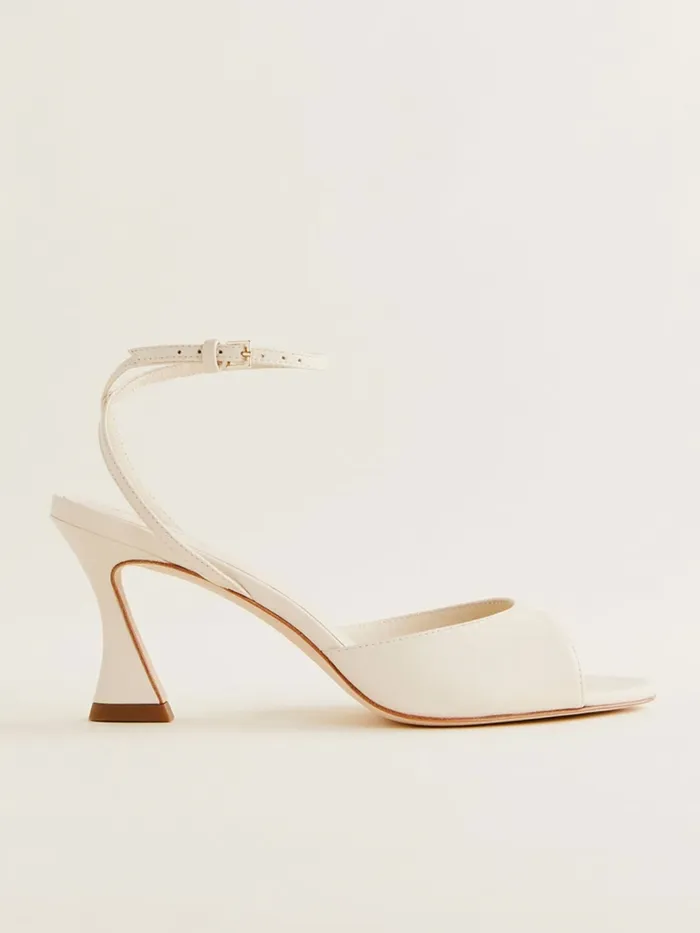 Reformation Sandals Noa Heeled Sandal Almond Leather 8211 Women Reformation Sandals Noa Heeled Sandal Almond Leather 8211 Women