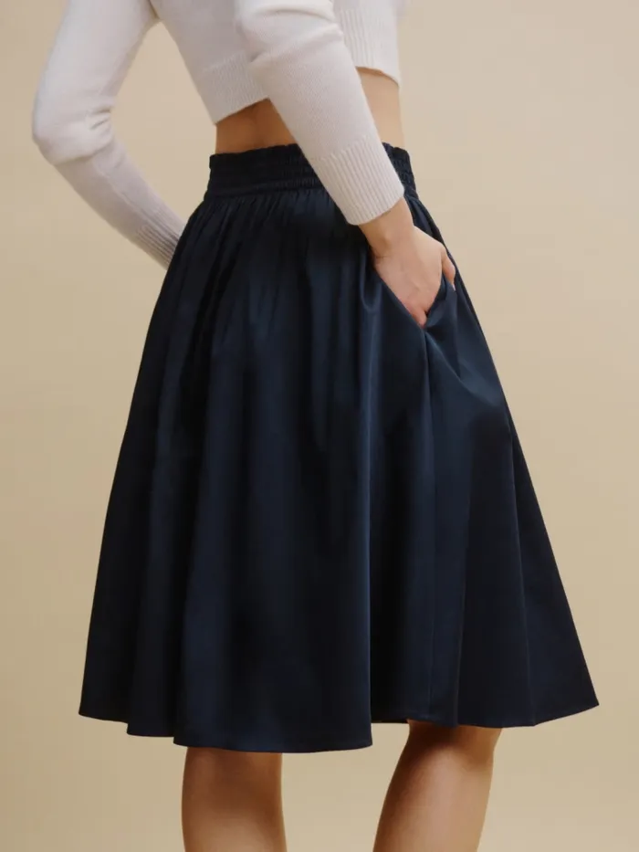 Reformation Skirts Dove Skirt Navy 8211 Women Reformation Skirts Dove Skirt Navy 8211 Women