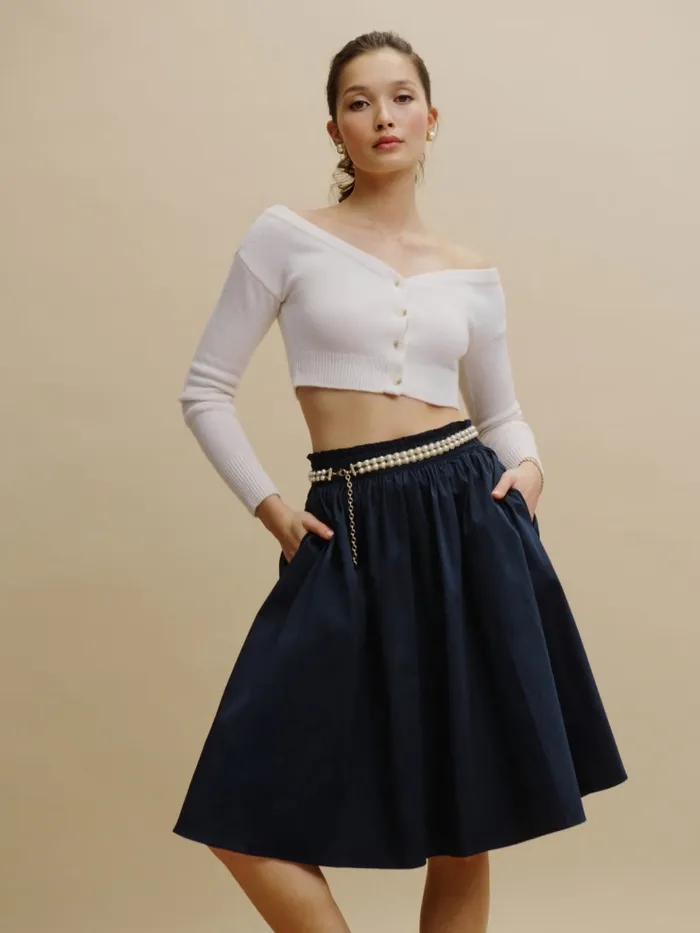 Reformation Skirts Dove Skirt Navy 8211 Women Reformation Skirts Dove Skirt Navy 8211 Women