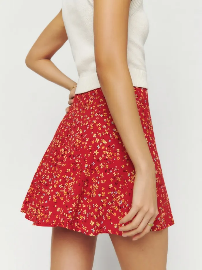 Reformation Skirts Flounce Skirt Baila 8211 Women Reformation Skirts Flounce Skirt Baila 8211 Women