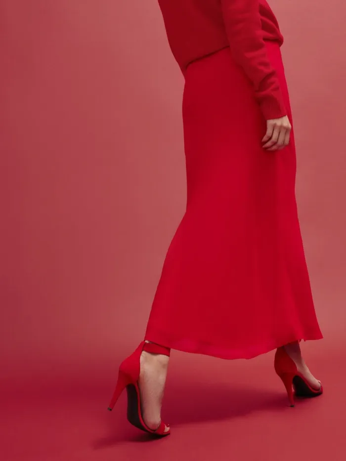 Reformation Skirts Layla Skirt Poinsettia 8211 Women Reformation Skirts Layla Skirt Poinsettia 8211 Women