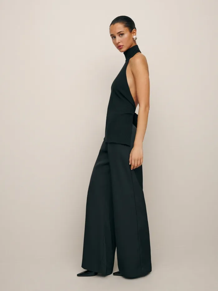 Reformation Tops Minerva Knit Top Black 8211 Women Reformation Tops Minerva Knit Top Black 8211 Women