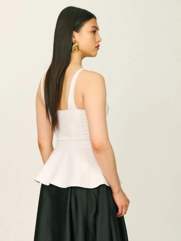 Reformation Tops Truro Top White 8211 Women Reformation Tops Truro Top White 8211 Women